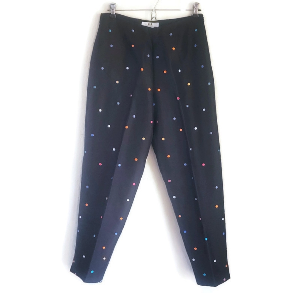 Vintage Silk Ankle Slacks